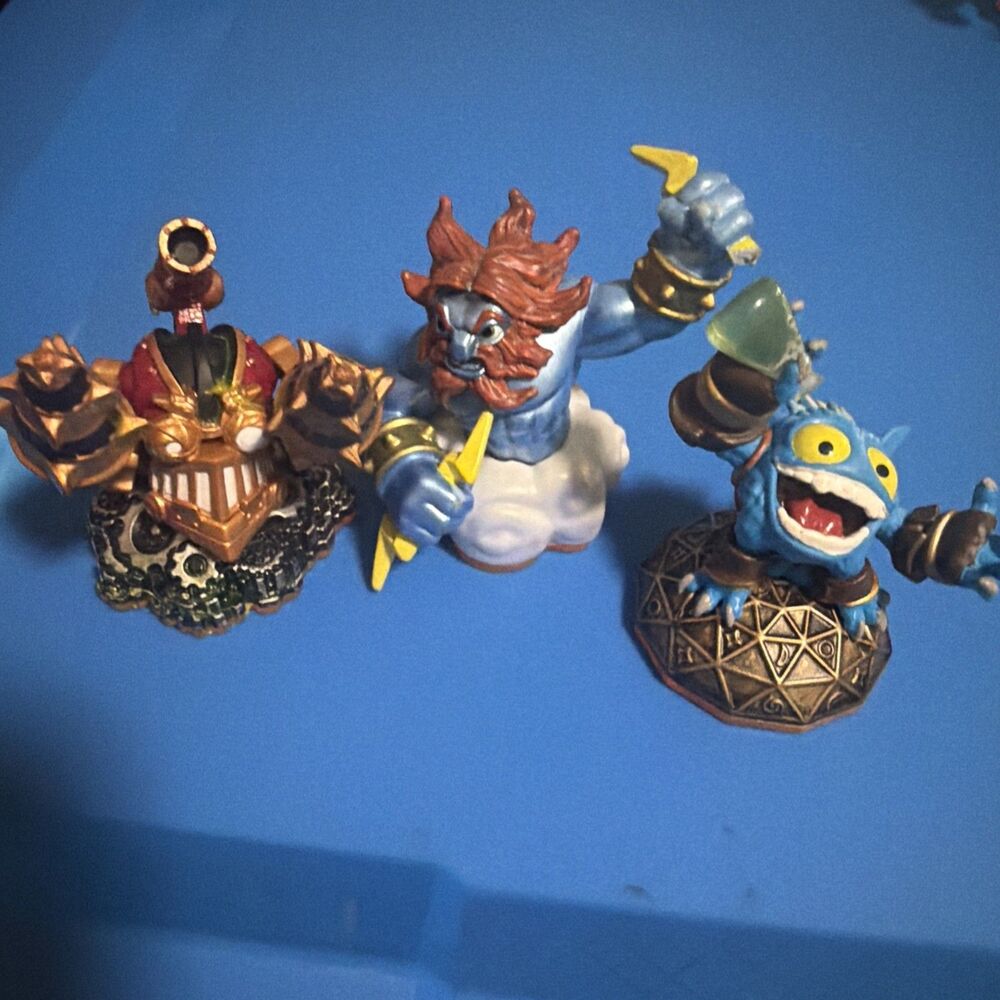 Skylanders Giants Drill Sergeant Pop Fizz And Lightning Rod
